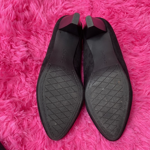 Rialto suede look button detail shoes (shoeties) in black size 9.5 - Picture 11 of 11